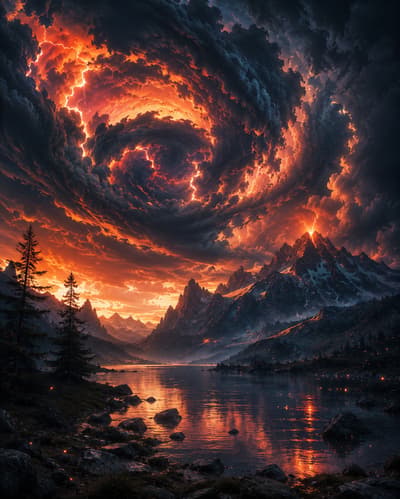 Would you stay if the sky looked like this?🧭🌐
