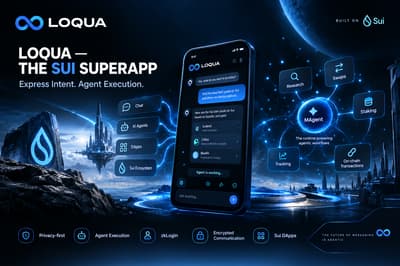 LOQUA is building an agentic messenger on Sui. 🔵
Chat, AI agents & on-chain actions in one place.
Still early, but definitely one to watch. 🚀
join loqua👇🏼👇🏼
https://loqua.net/?invite_code=E0BC38666A10E2EE89EF8E0A#web-messages