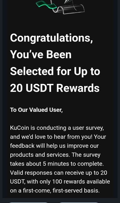 who else got this notification from kucoin