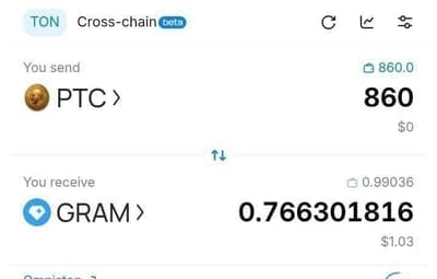 PITCOIN MINING

Start Bot
https://t.me/pitbullcoinbot/app?startapp=5629927042

- Connect TON Wallet
- Mining Otomatis 
- Kerjakan Task buat extra Reward
- Upgrade Miner biar makin cepat Mining (Optional)
- Min wd 500