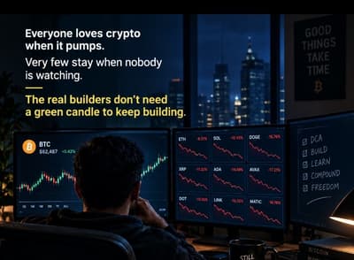 Markets test patience.
Hype tests attention.
Time tests conviction.

In crypto, I’m more interested in what survives the boring days. 🧠