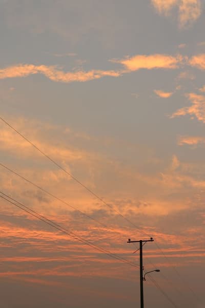 a beautiful sunrise today