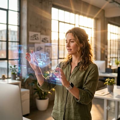 This designer transforms ideas into glowing reality with holographic interfaces bathed in golden hour light. In our modern studio, every lens flare and soft shadow tells a story of creativity and passion.

#solana #viral #life #aesthetic