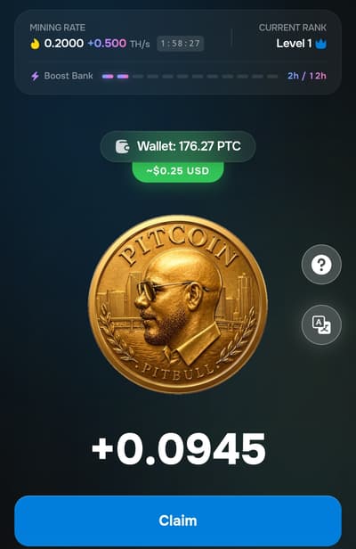 https://t.me/pitbullcoinbot/app?startapp=1754336306
it's time to telegram aidrop.instant withdrawal 500 token and sell