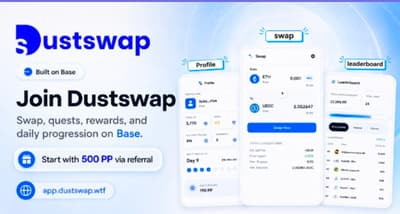 ⛏️DustSwap Airdrop⛏️
Sweep your dust tokens ,
Earn daily points.