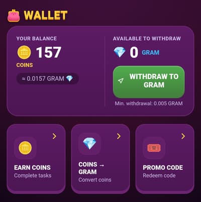 Join Now 👇
https://t.me/cherry_gram_pay_bot?start=952079540

Min withdraw 50 coin and it's giving withdrawal