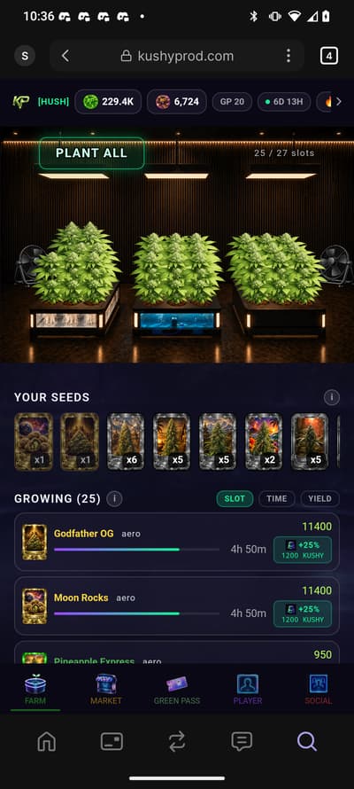 Where are all my @Kushyprod growers at?🌿

What is your current level & how many grows have you harvested?😎 Use code: Cryokeeper.skr to get started!🔥