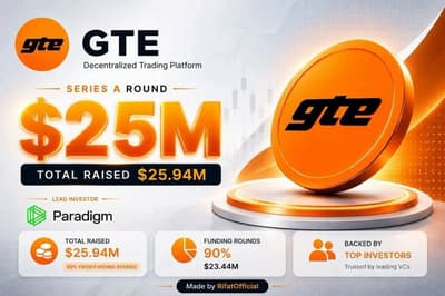 #Paradigm-Backed GTE Just Opened Its Waitlist!

✅ Join waitlist: https://waitlist.gte.xyz/r/Z6WD8

GTE_XYZ is building what it calls "The Internet Exchange", a fully onchain and non-custodial trading platform designed to offer CEX-level speed.

The plan is to let users trade almost anything in one place:
⚡ Crypto spot and perps
⚡ Equities like Apple, Tesla and Nvidia
⚡ Commodities
⚡ Prediction markets
⚡ Newly launched tokens
But the more interesting part is its new AI intelligence layer.