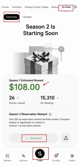 OKX Outcomes Season 2  https://t.me/airdrop4hunter2023/9745