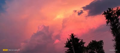 orange sky