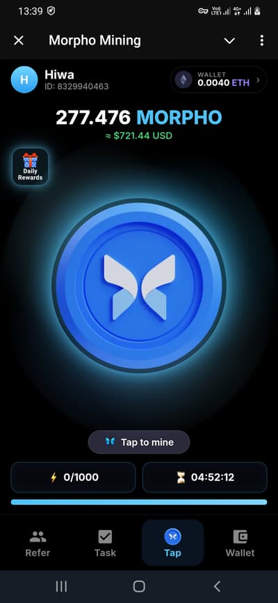 https://t.me/MorphoMiningBot/myapp?startapp=REF_8329940463