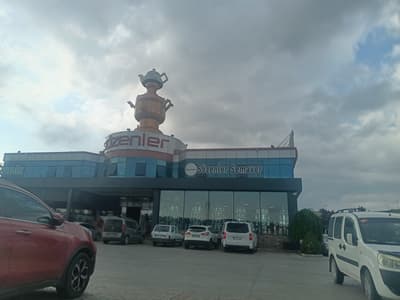Türkiye'nin en kuzeyinden geri dönüşte   reklamı semaver olan süper bir çatı gördüm. Umarım beğenirsiniz