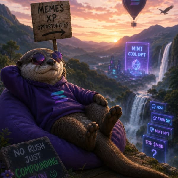 Everyone is rushing somewhere…
I’m just enjoying the journey and spotting opportunities. 🦦😎