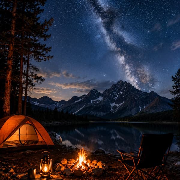 Sometimes you just need a quiet night under the stars. 🌌🔥