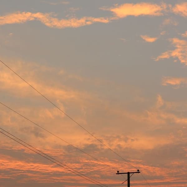 a beautiful sunrise today