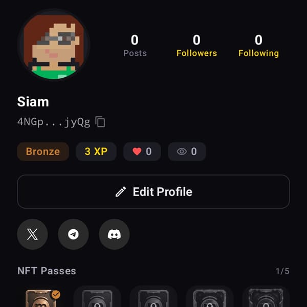 I just mint my Bronze NFT pass. Let's support each other 😉